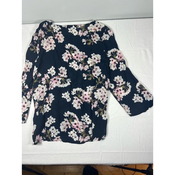 VERO MODA, Marky Crew‎ Neck Top 3/4 Sleeve Floral Size L - Picture 3 of 6